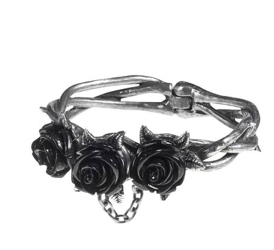 Wild Black Rose Bracelet